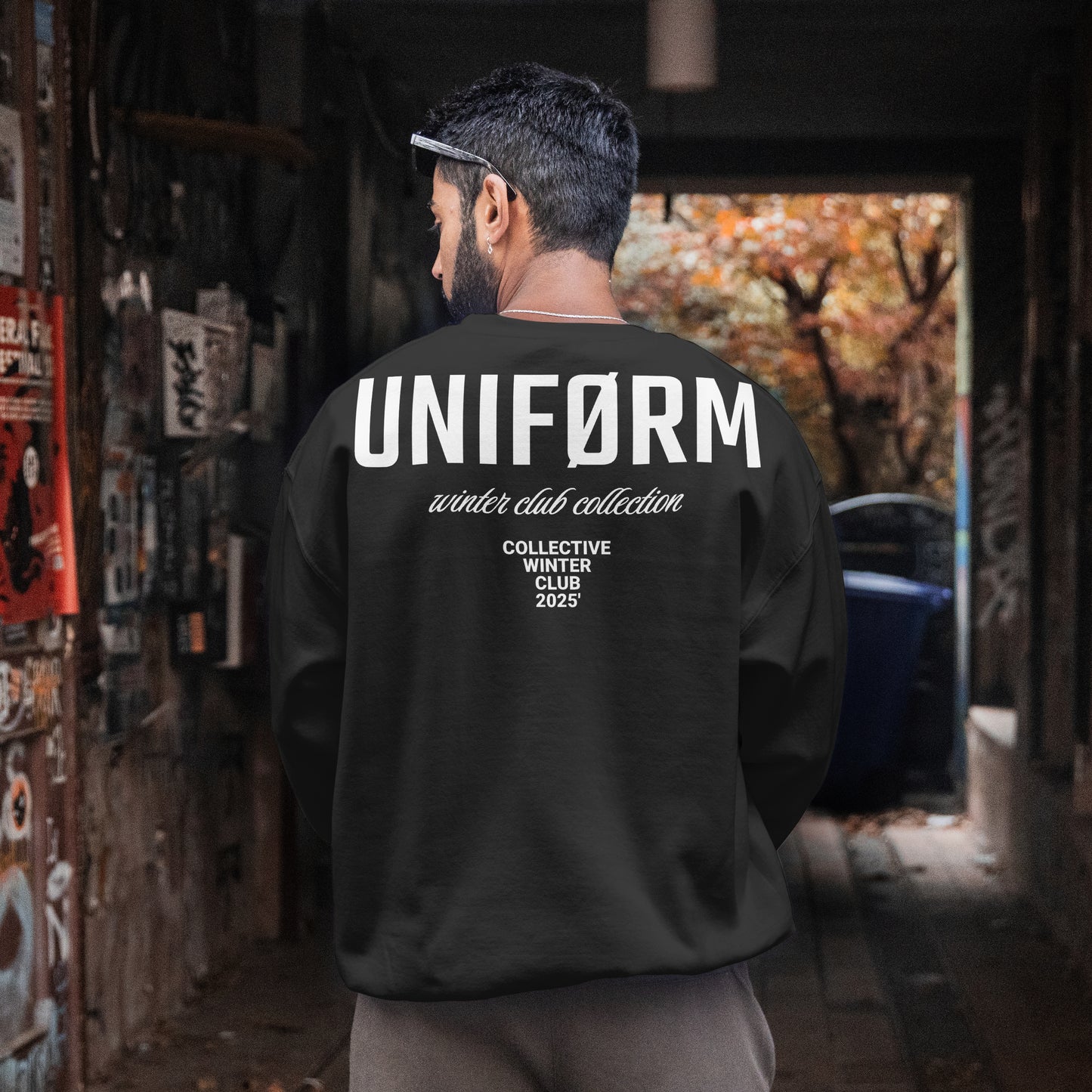 WINTER CLUB JUMPER MENS – BLACK