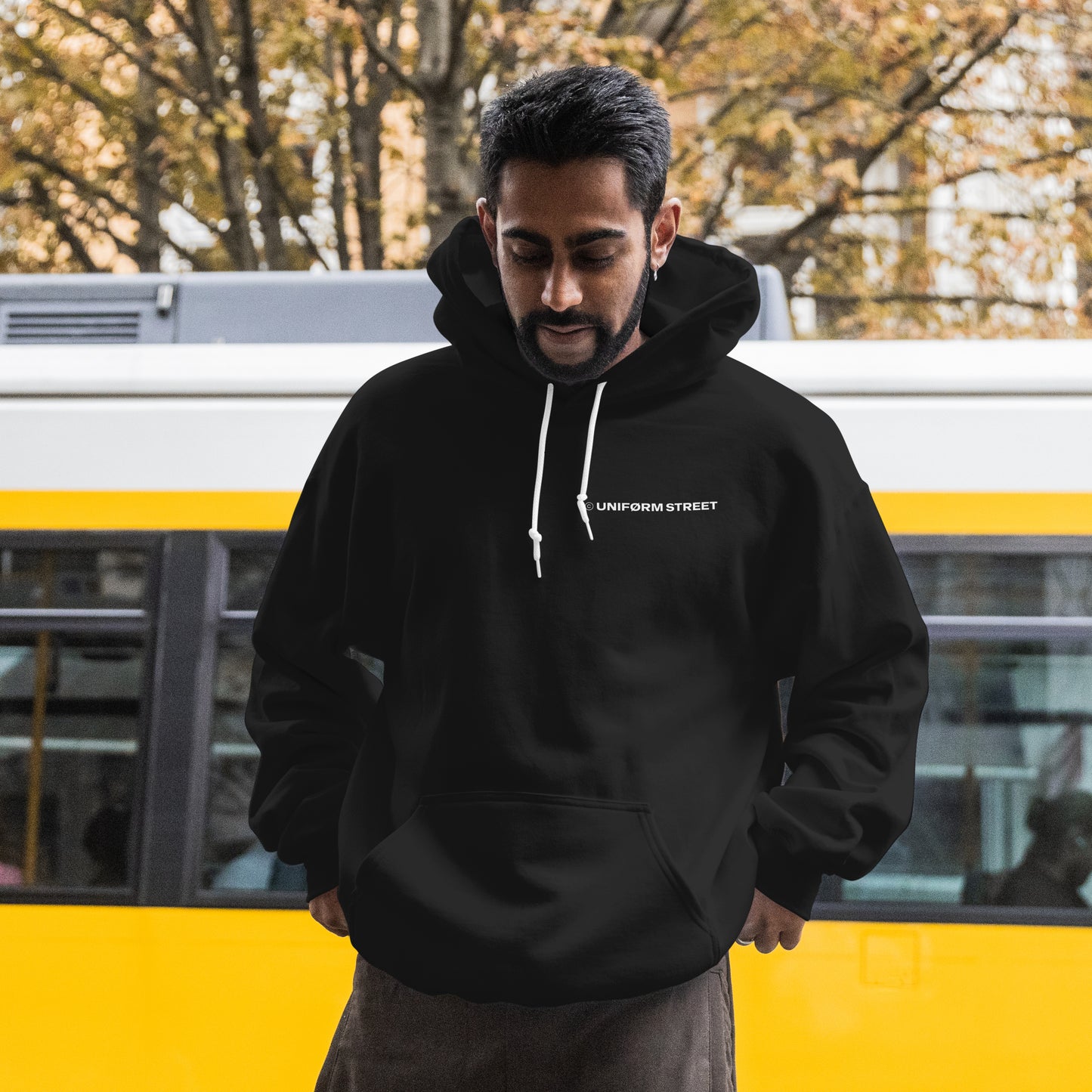 WINTER CLUB HOODIE MENS – BLACK