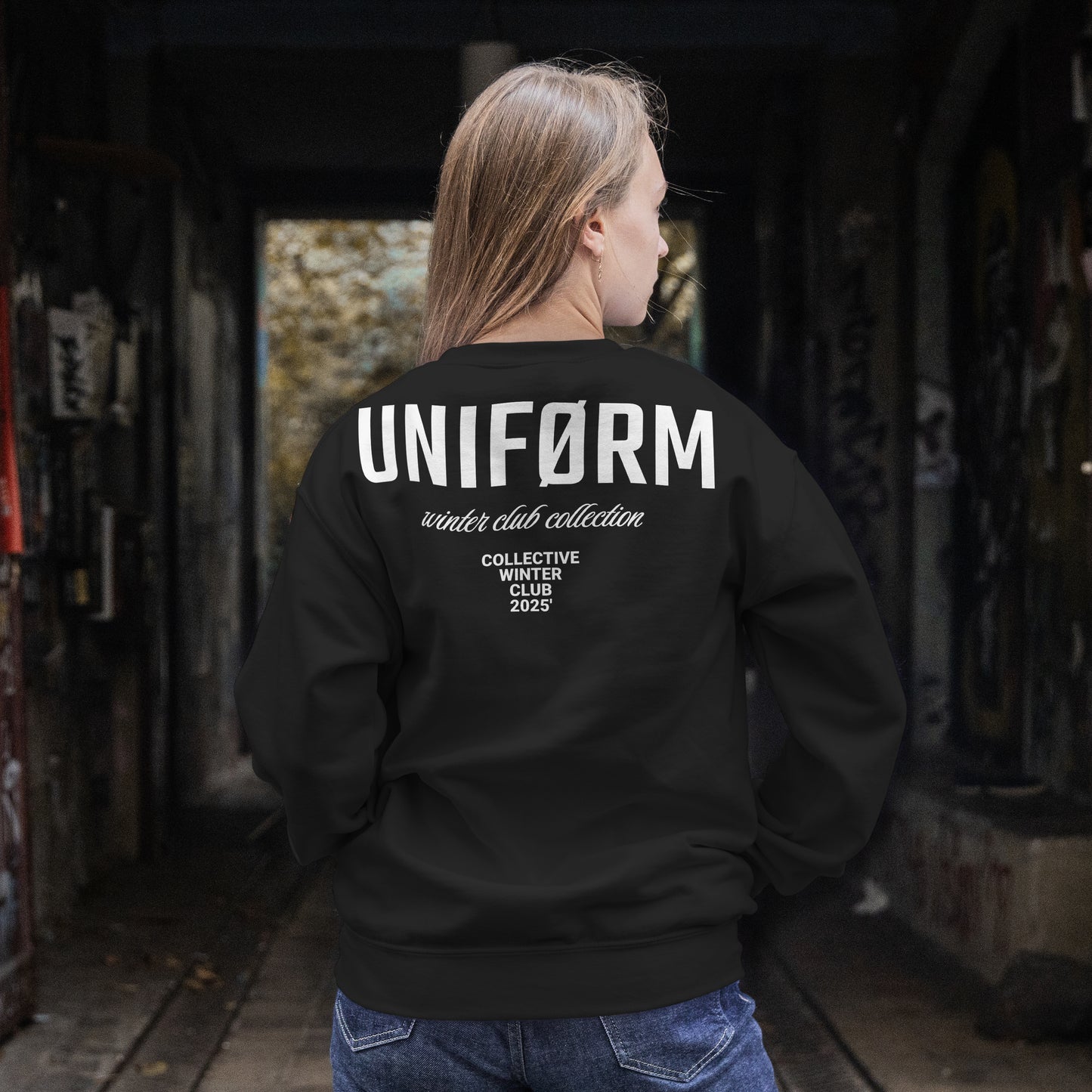 WINTER CLUB JUMPER WOMENS – BLACK
